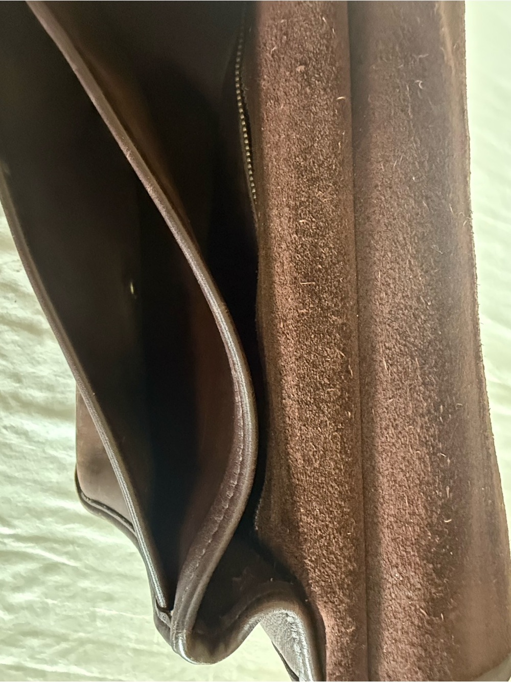 Vintage 90’s COACH Willis Bag 9927 Mahogany Leather Dowel Satchel Top Handle - Picture 8 of 9